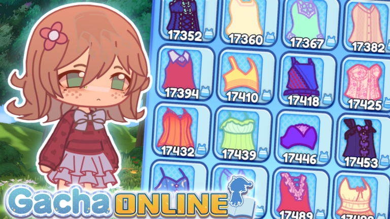 Gacha Online RP official clothing customization artwork